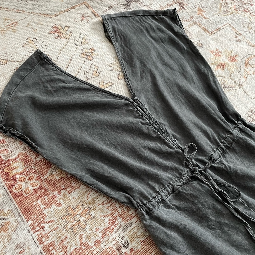 Cloth & Stone sleeveless wide leg jumpsuit romper - Picture 4 of 8